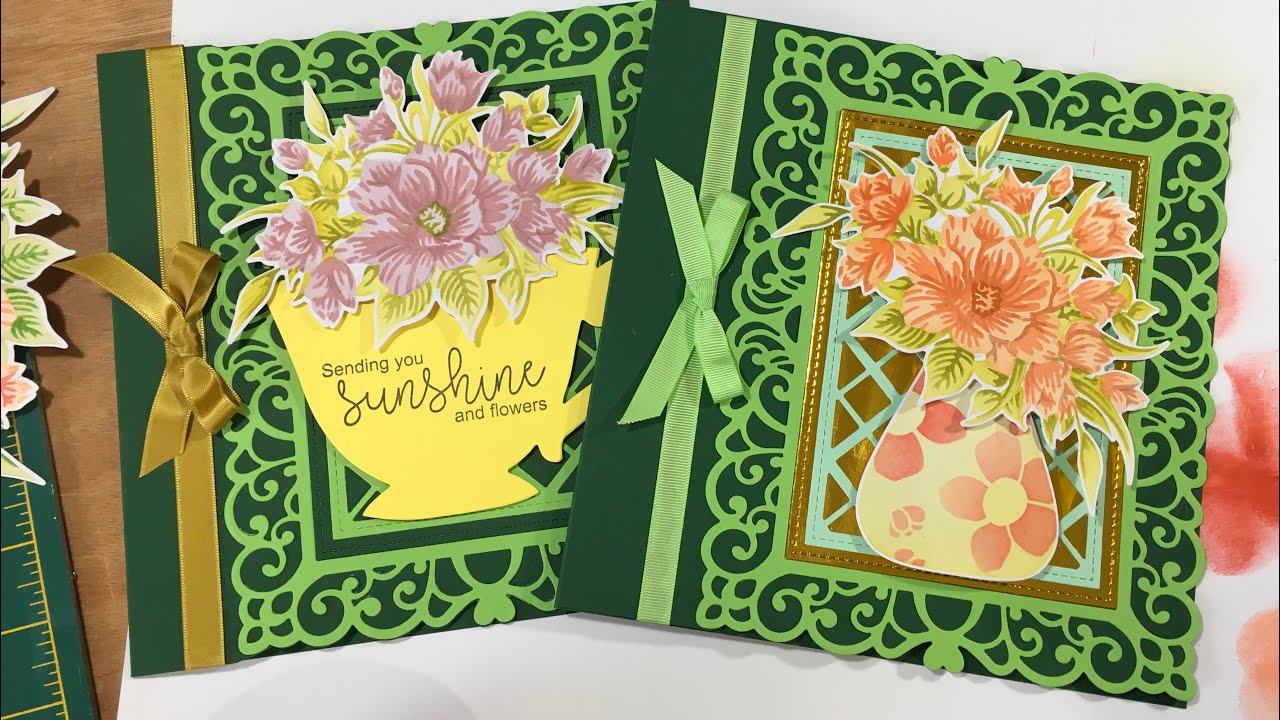 Sending you sunshine with Lisa Horton layering stencils