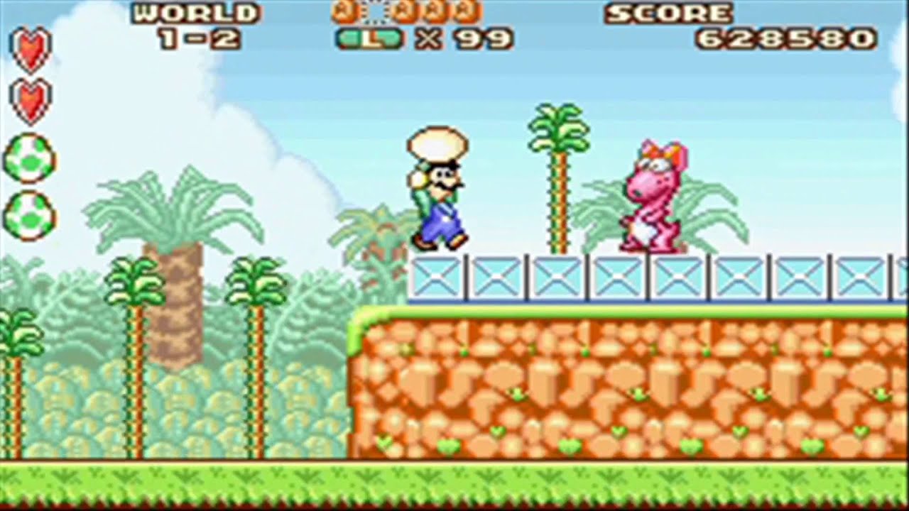 Super Mario Advance - Yoshi Egg Challenge - World 1