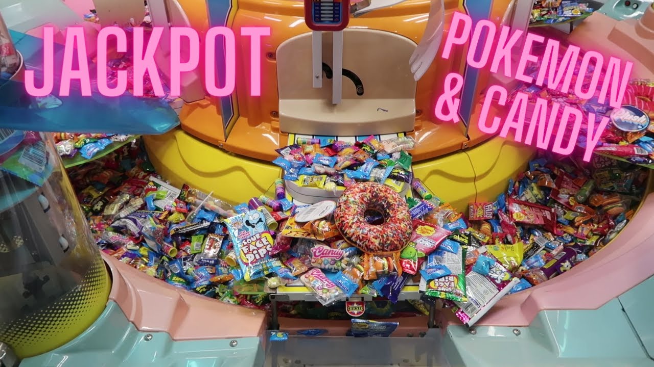 Winning Pokemon & Candy BIG SWEET LAND JACKPOT - Arcade Candy Pusher, Kingpin Melbourne