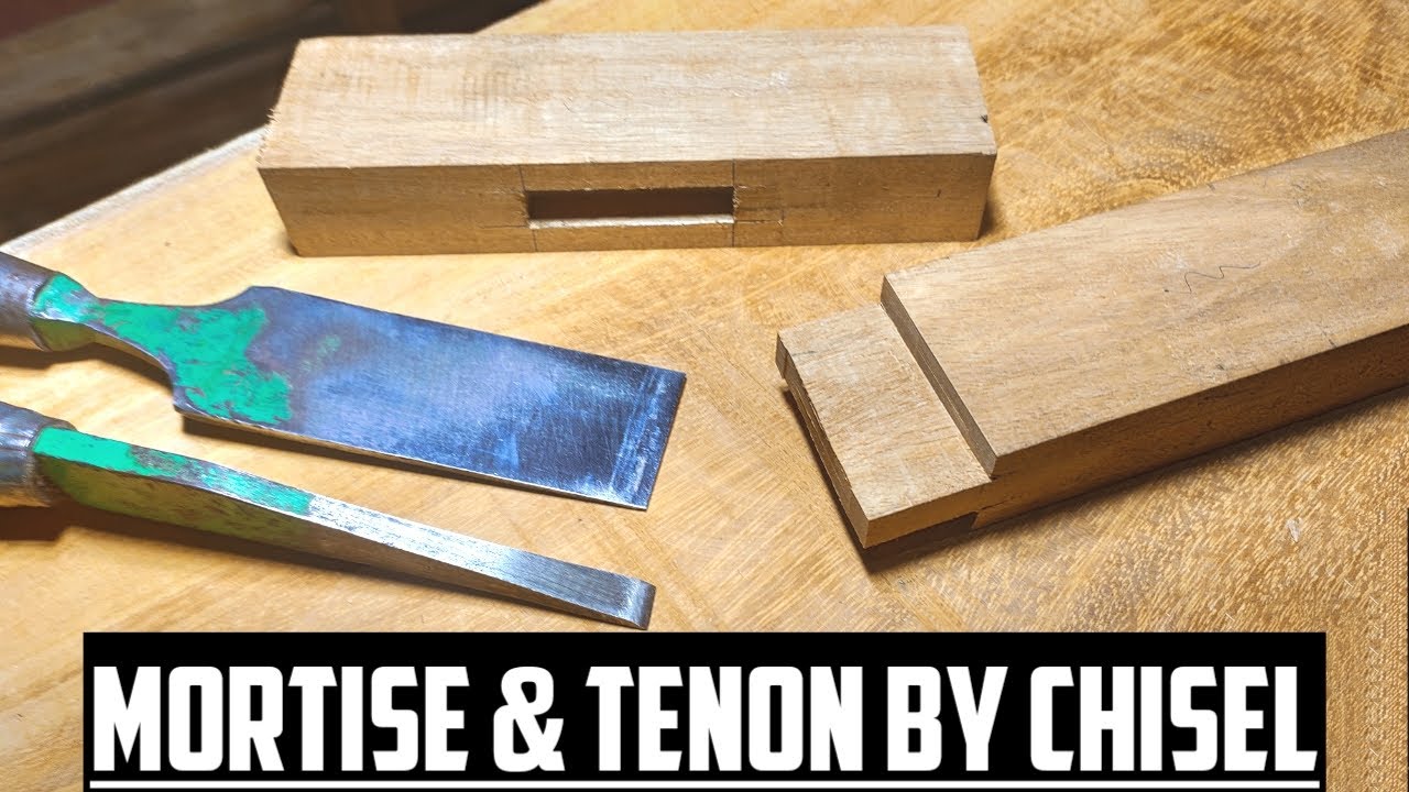 How to make mortise and tenon by chisel | wood joint | making mortise and tenon with out power tools