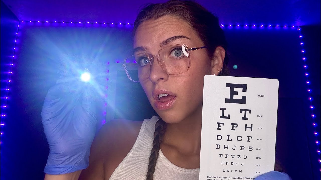 ASMR - FASTEST 5 MINUTE EYE EXAM