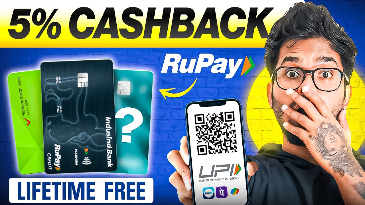4 BEST Lifetime Free RUPAY Cashback Credit Cards for UPI Payments in 2025