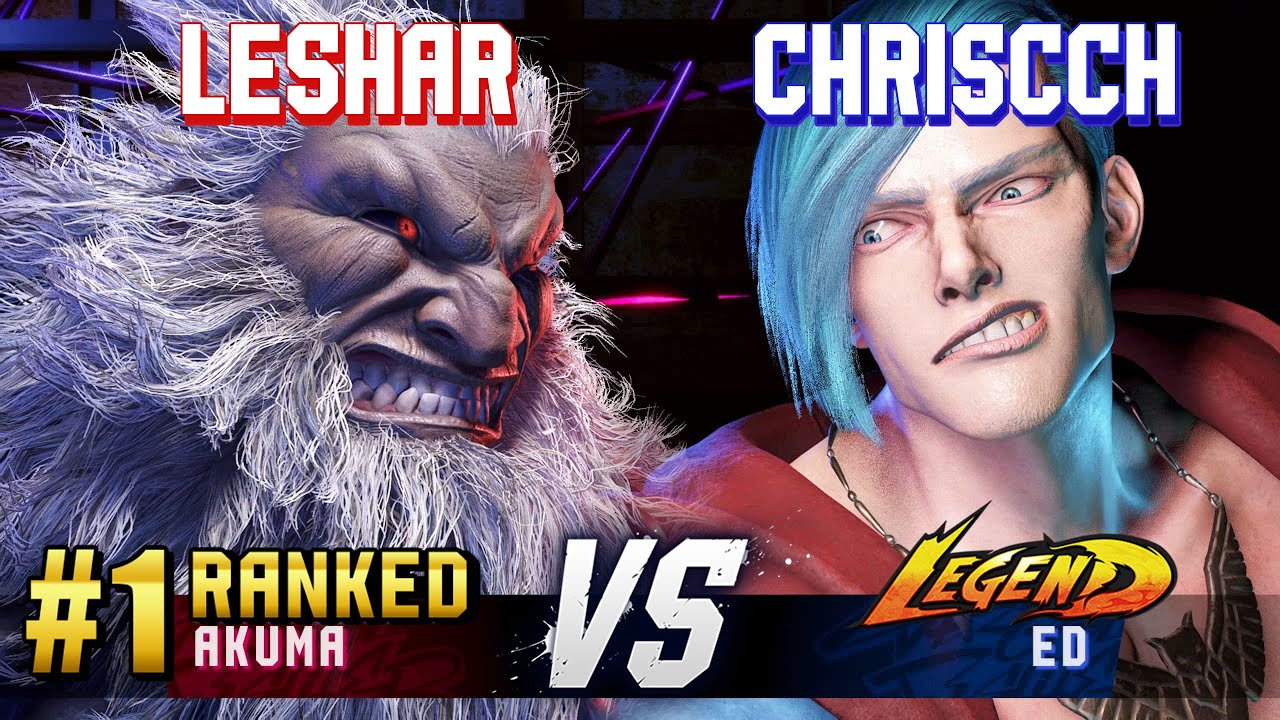 SF6 ▰ LESHAR (#1 Ranked Akuma) vs CHRISCCH (Ed) ▰ High Level Gameplay