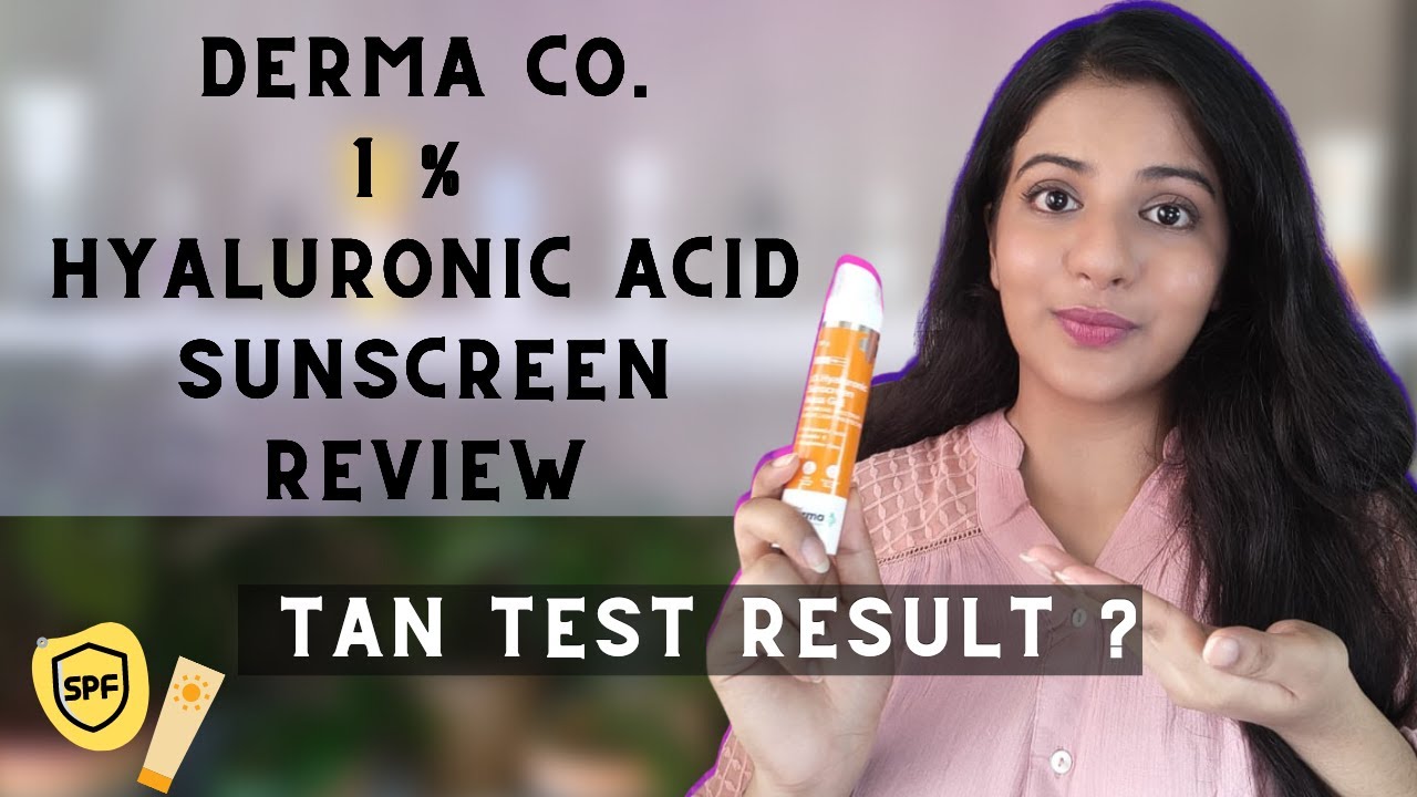 DERMA CO 1% HYALURONIC ACID SUNSCREEN REVIEW | DERMA CO. SUNSCREEN REVIEW