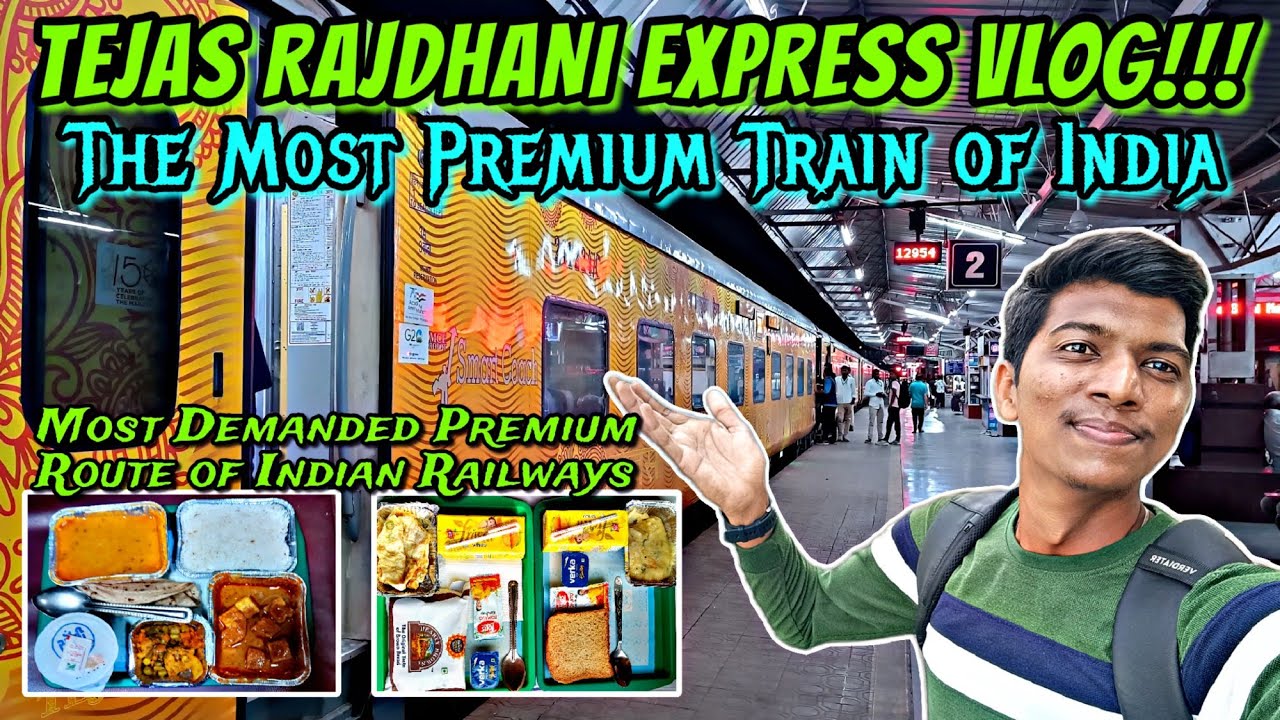 🚂AUGUST KRANTI TEJAS RAJDHANI TRAVEL VLOG!!! H. Nizamuddin to Mumbai | Train Review | Naveen Kumar
