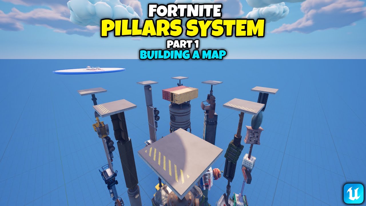 Making a Pillar System in UEFN & Verse | #1 Building a map
