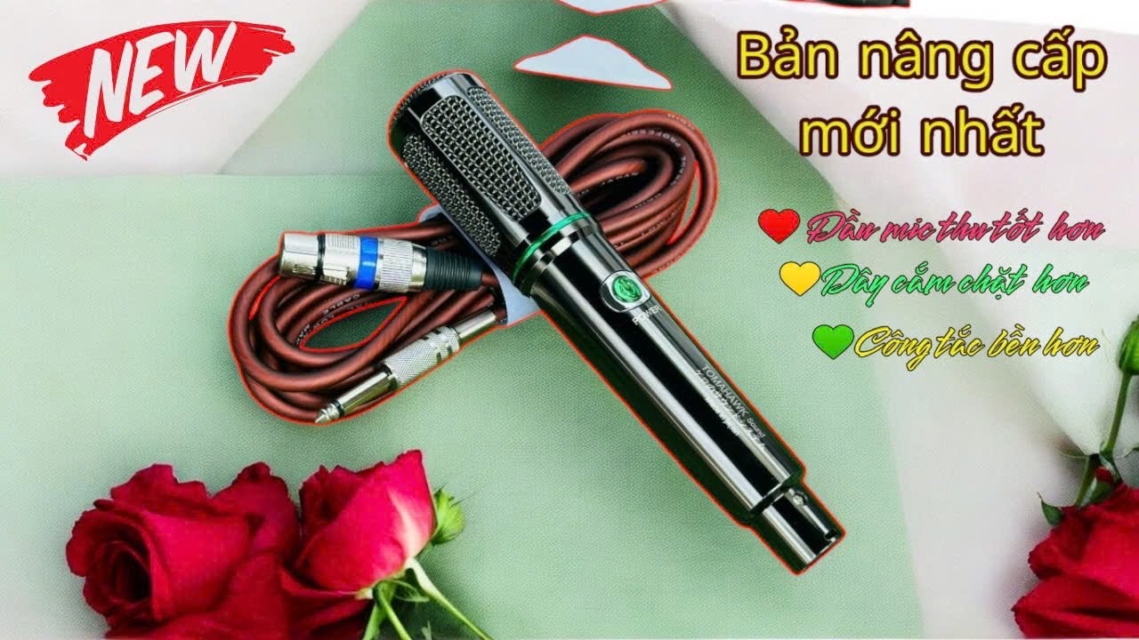 Về Được Lô Mic Có Dây Tomahawk Made in Japan hát hay bản nâng cấp với nhiều cải biến | 0368286636