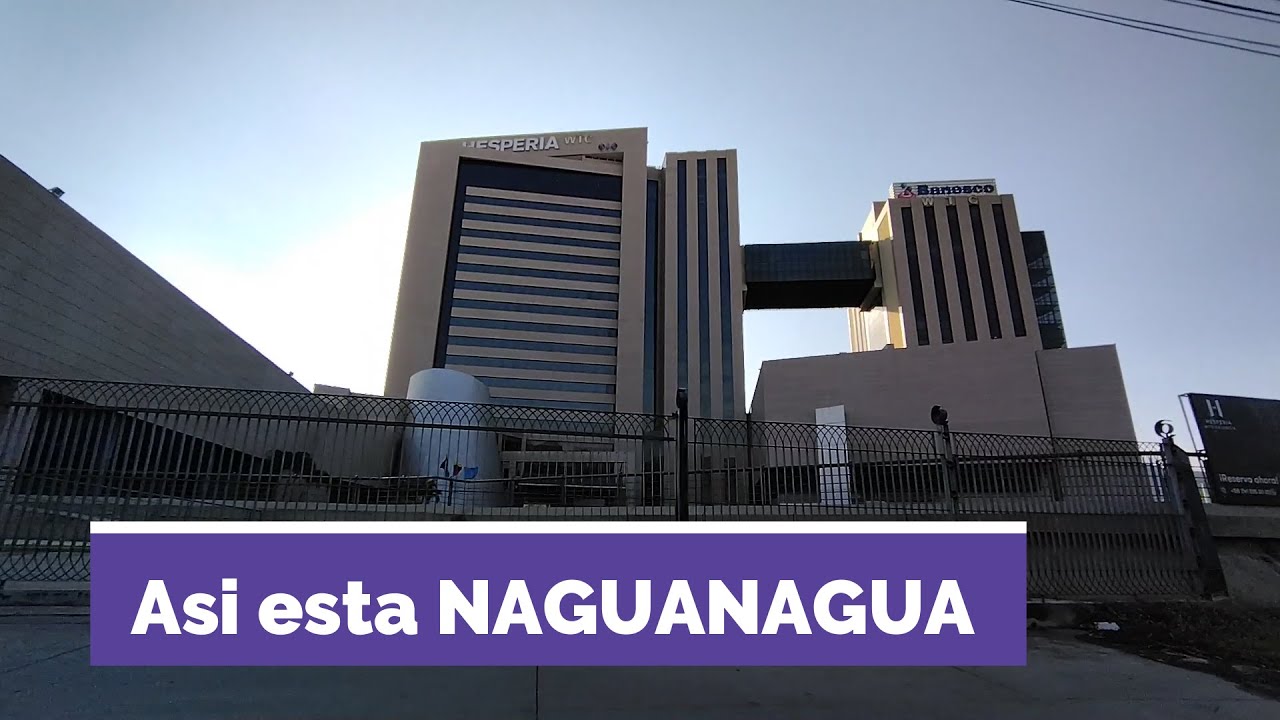 ASI esta NAGUANAGUA recorriendo sus calles.