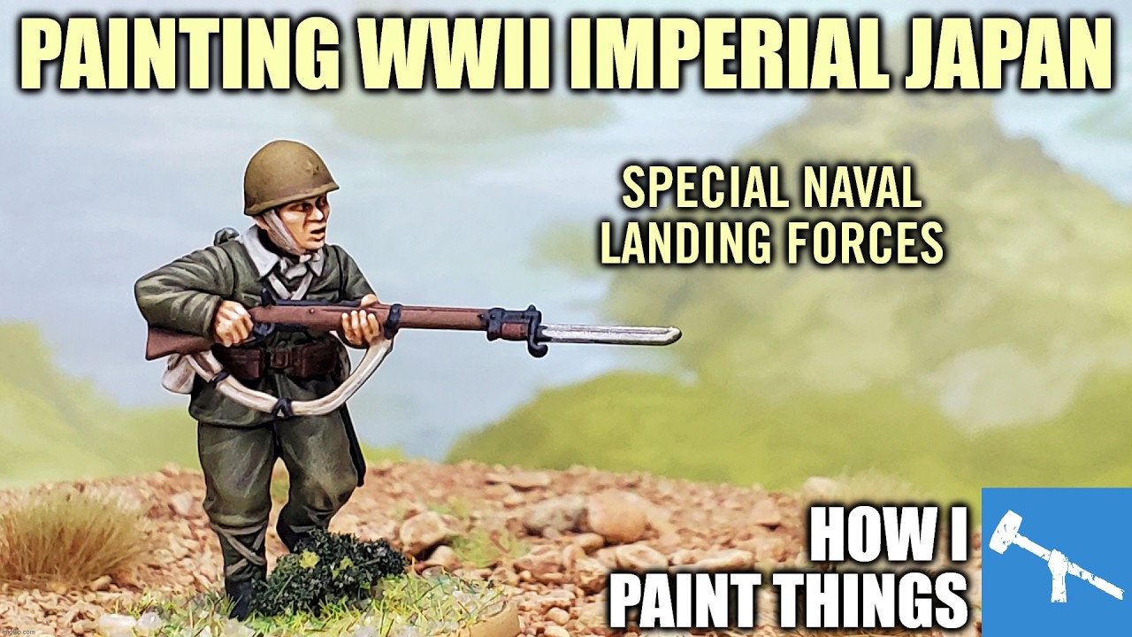 Painting for Bolt Action: Imperial Japan's Special Naval Landing Forces [How I Paint Things]
