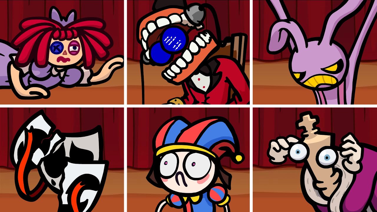 THE AMAZING DIGITAL CIRCUS Abstracted Virus in Among Us