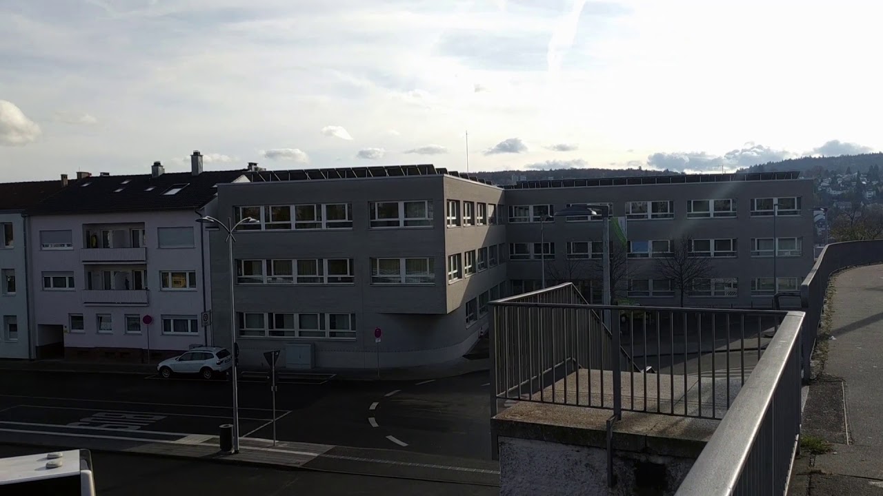 Pforzheim 26.11.2019 Nordstadt Bruecke. Пфорцхайм 26.11.2019 Мост к Нордштадту.