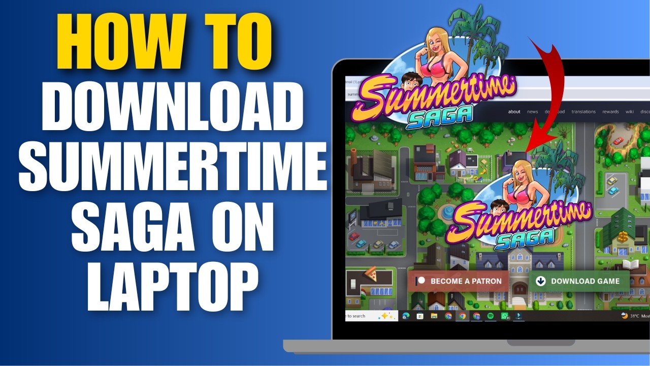 How to Download Summertime Saga on Laptop | Summertime Saga Download