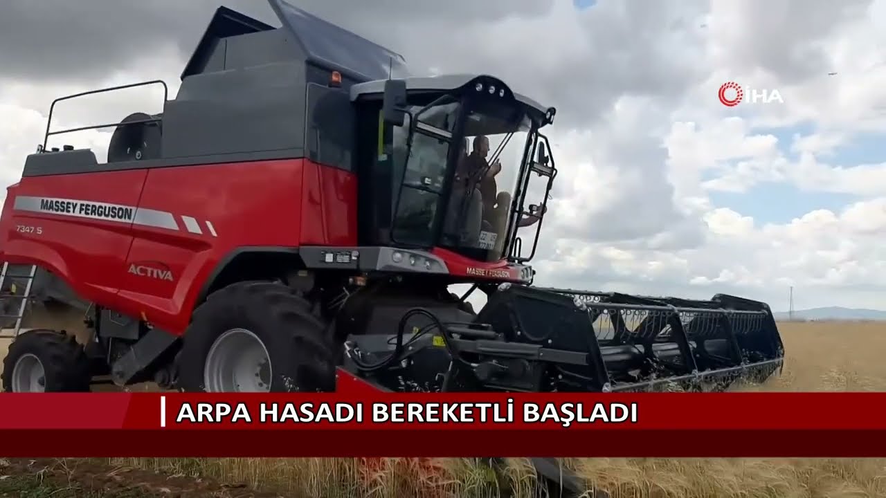 Arpa hasadı bereketli başladı