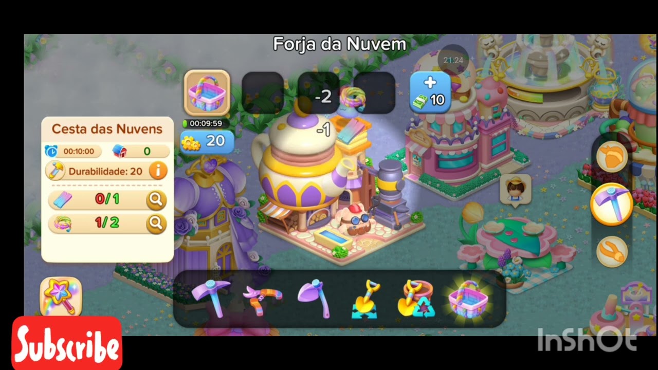 Nova Atualização da Fazenda das Nuvens  * Forja das Nuvens*  -Parte 2-Fazenda Feliz Pocket