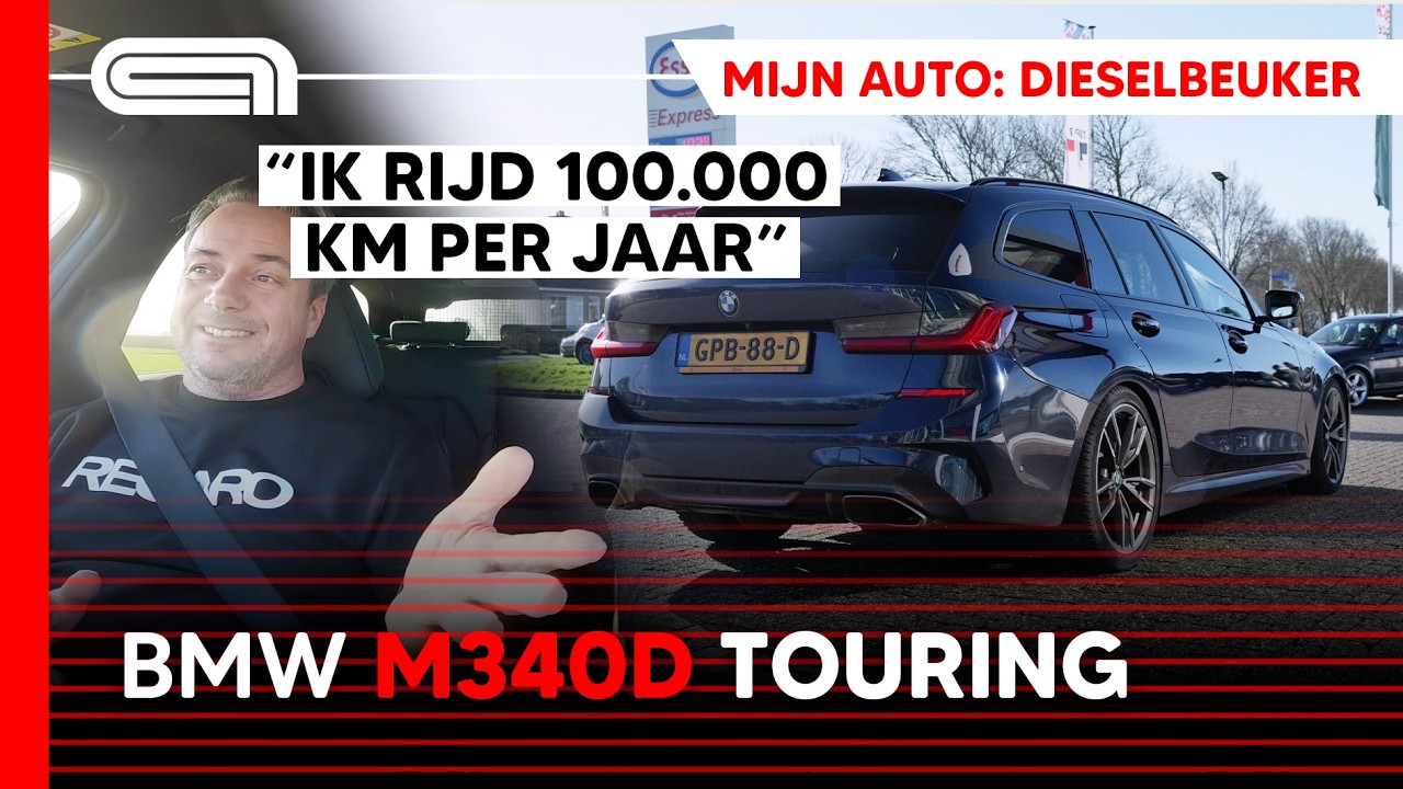 100.000 km per jaar: BMW M340d (G21) van Sander 