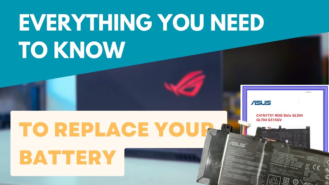 ASUS ROG Strix Scar 2 Battery Replacement | GL704G | C41N1731 | In-Depth Guide