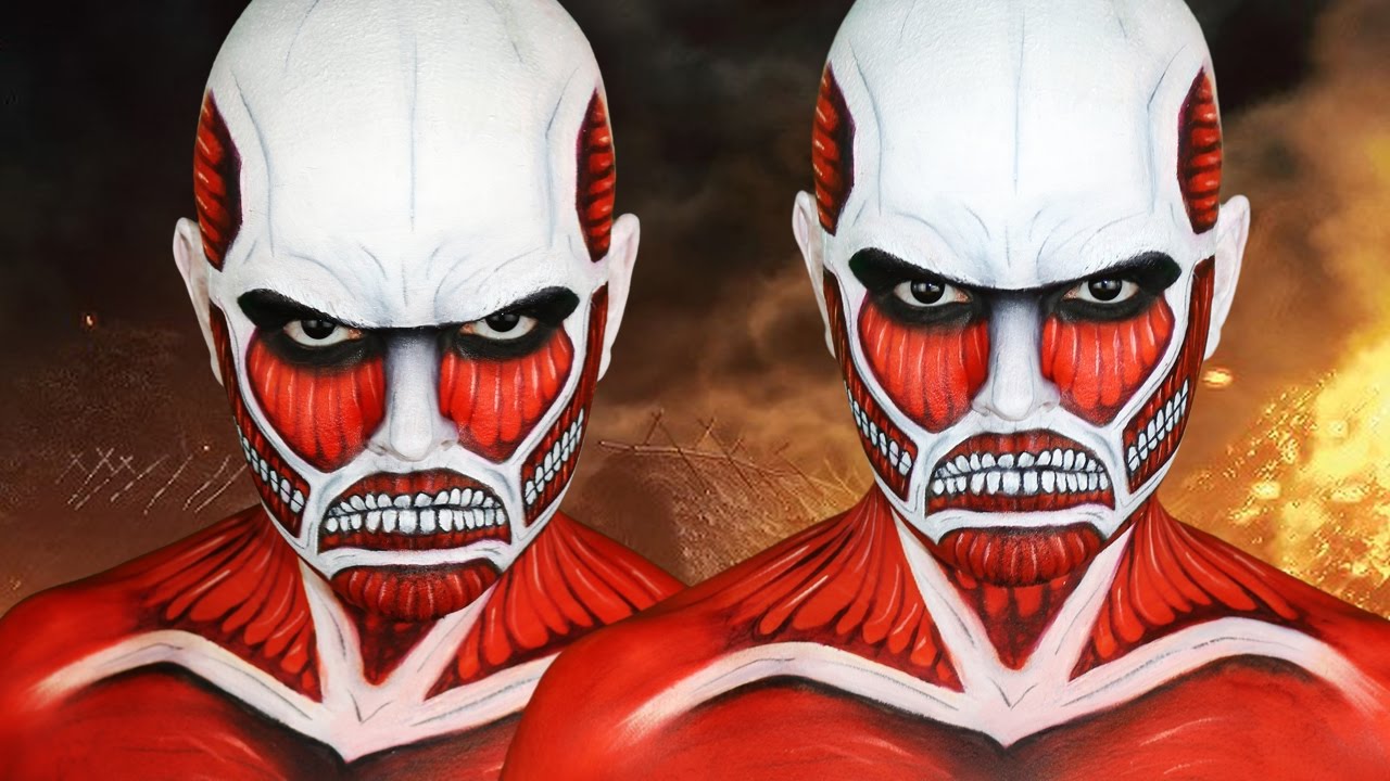 Colossal Titan - Attack on Titan - Makeup Tutorial!