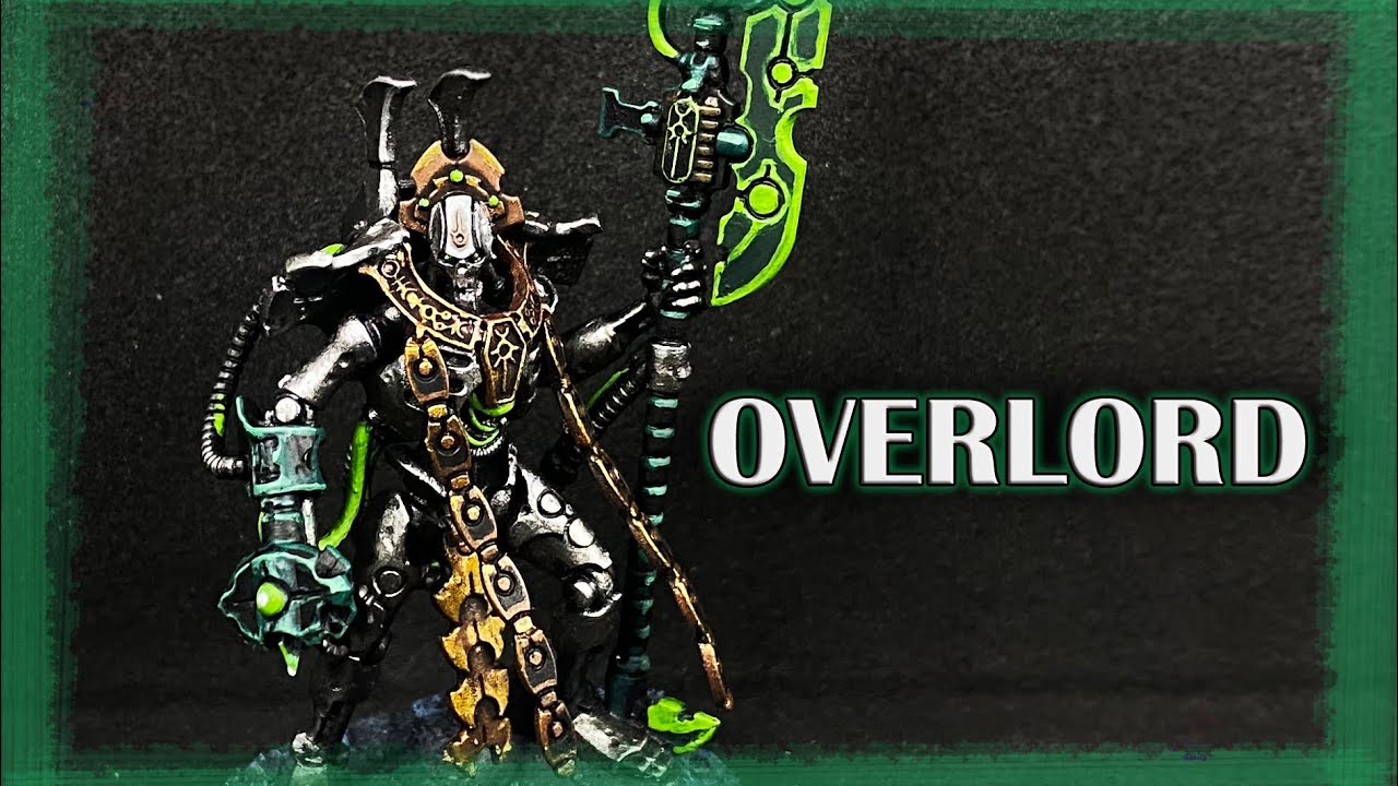 Раскрашиваем фигурку повелителя некронов из династии Саутех!