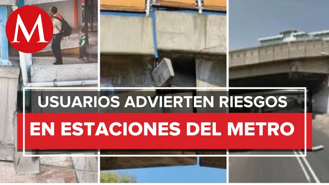 ¡Le urge mantenimiento al Metro de CdMx! Pasajeros difunden fotos de estaciones en mal estado