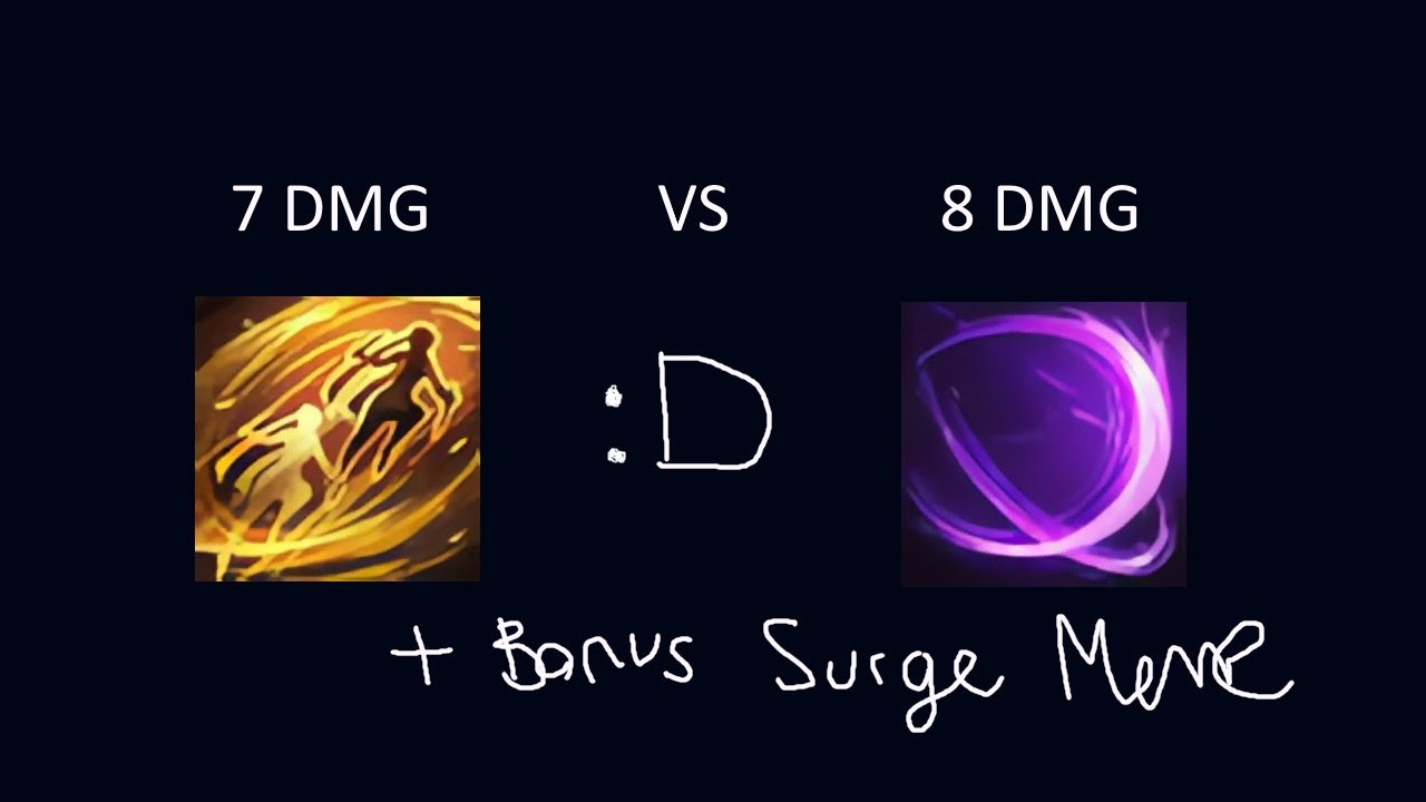 [OUTDATED CHECK POWDERSNOW'S HEADHUNT] 7 dmg VS 8 dmg Remaining Energy Deathblade