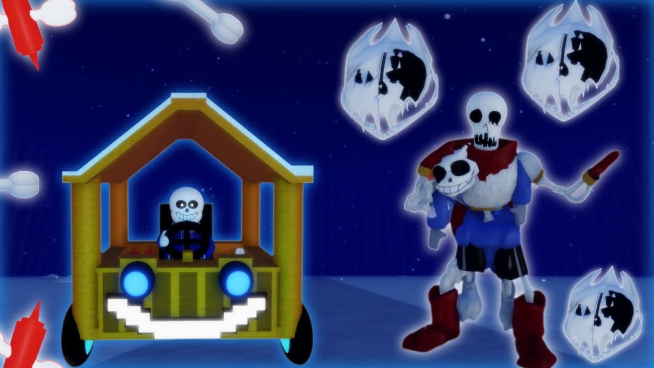 Sans Funny Boss Rush UnderRacer Sans & Six Bones [Showcase/Gameplay]