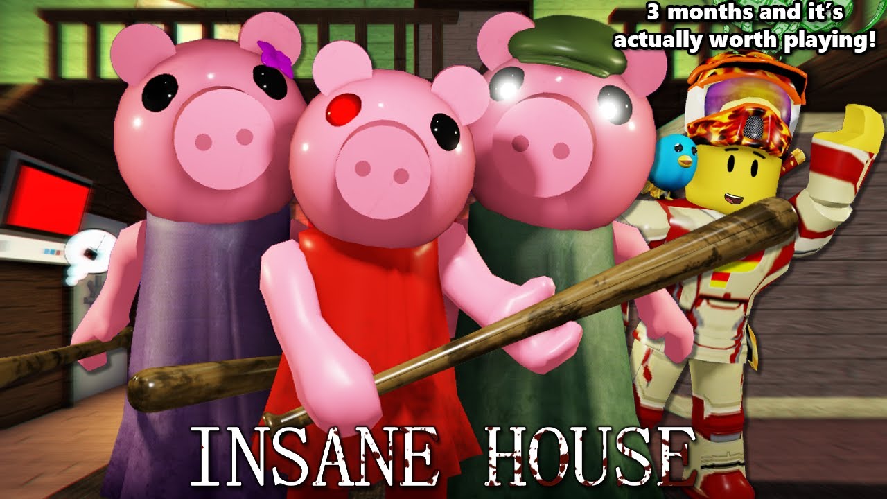 ROBLOX PIGGY INSANE HOUSE!! 3 месяца спустя...