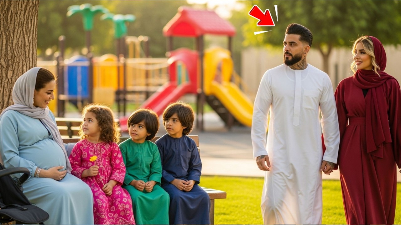 مليونير يتمشى مع خطيبته في الحديقة ثم يرى طليقته الحامل 👍🔔📢