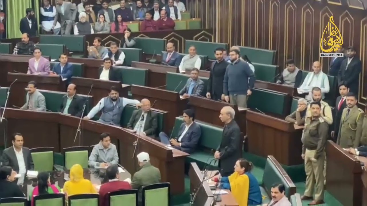J-K Assembly witnesses uproar, opposition walks out