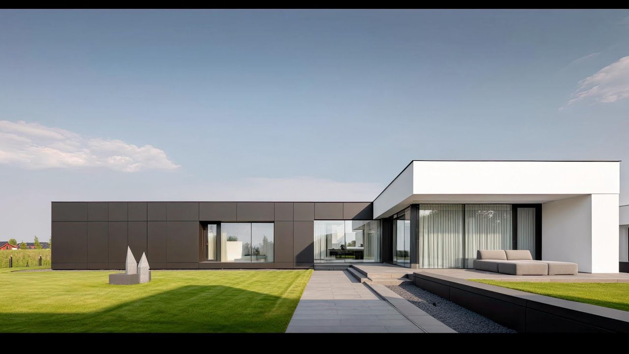 Breathtaking Modern Single Story Concrete House Designs for Luxury Lifestyles