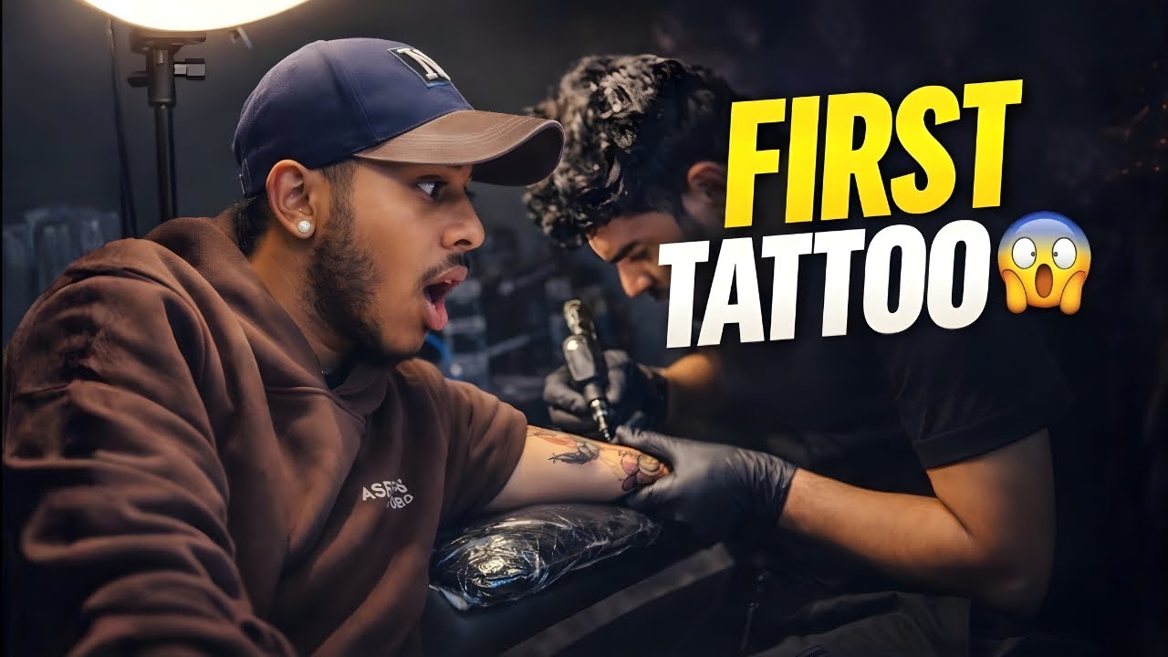 FIRST TIME TATTOO EXPERIENCE 😱 | Painful or Worth It? | Pls use headphones🎧