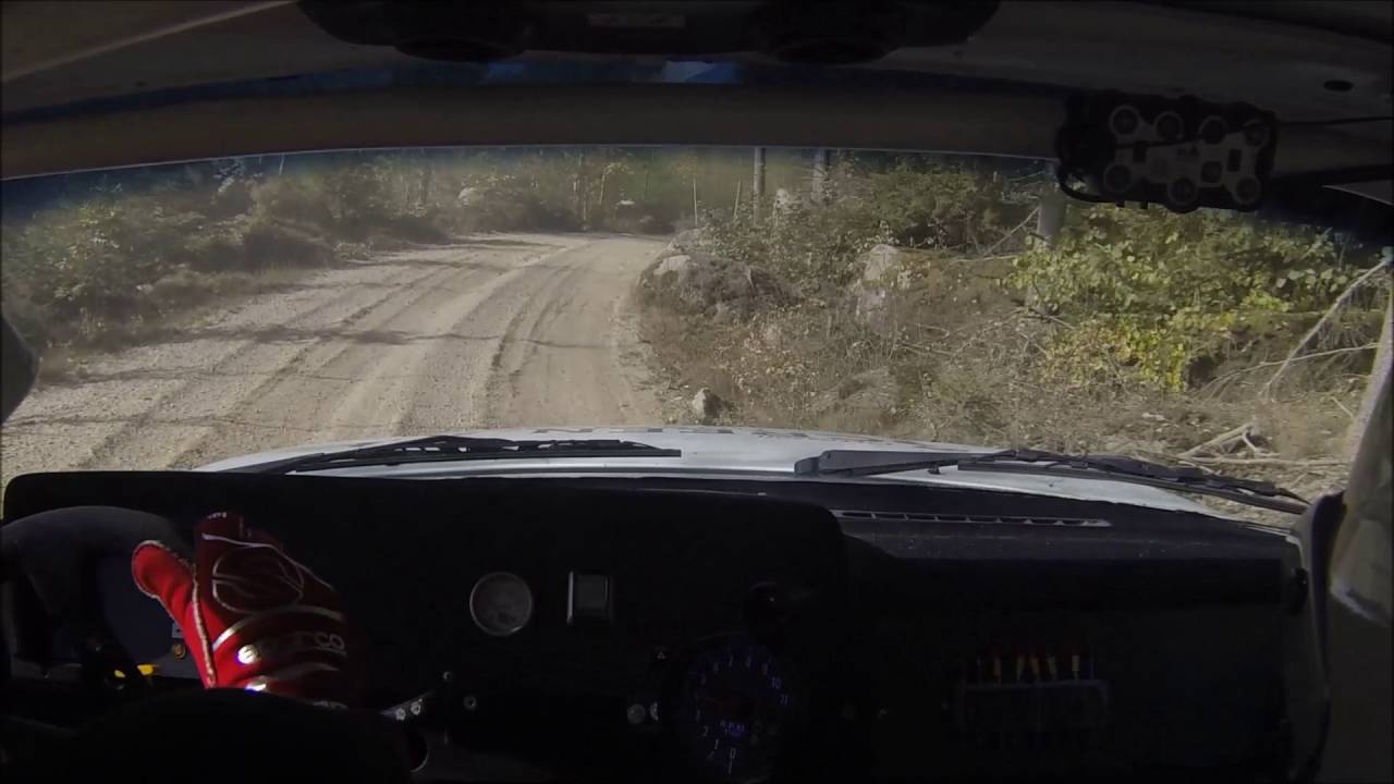 Rally Blekinge 2016 ss2 Anton Ahlberg/Nina Jonasson