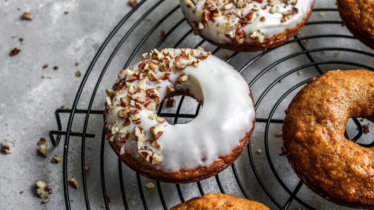 Baked Carrot Donuts