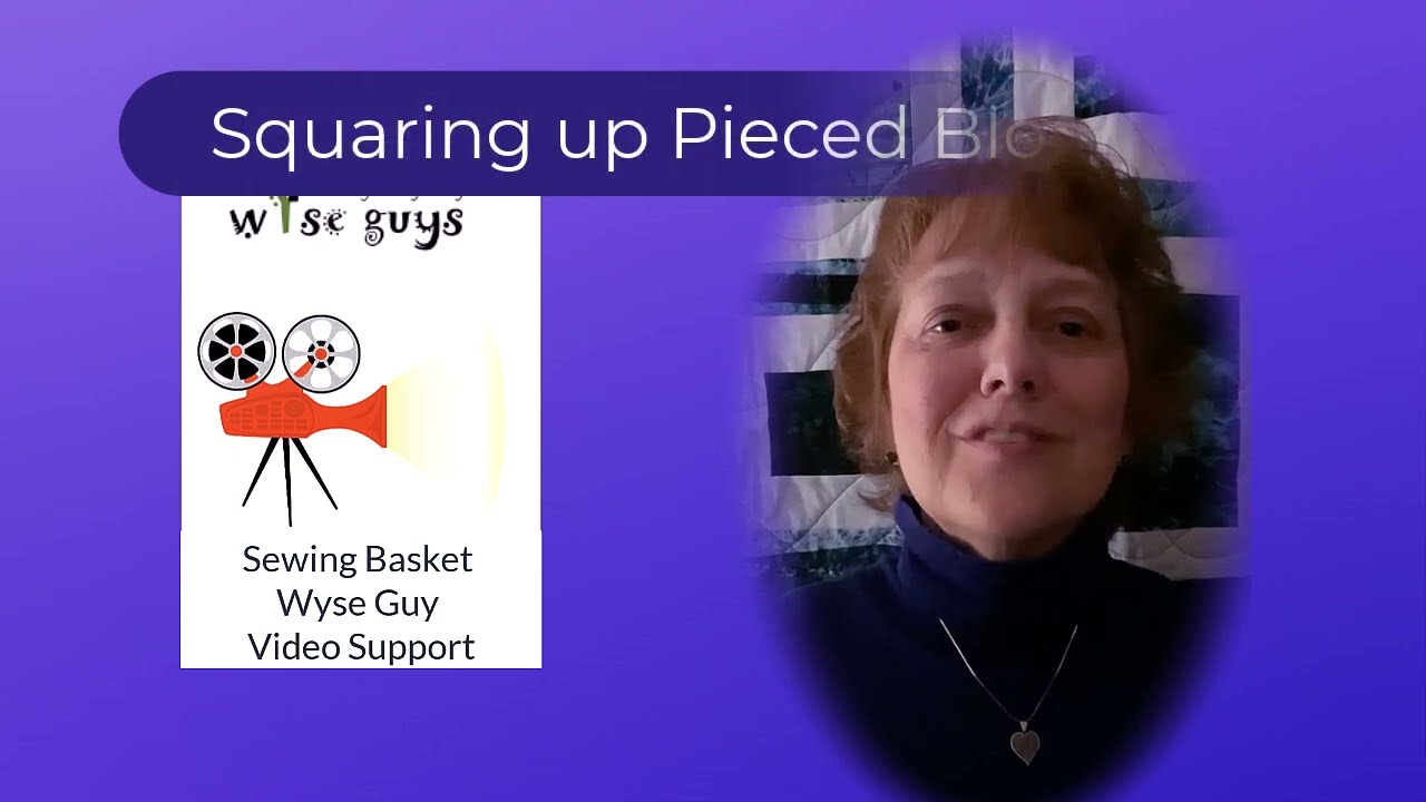 Squaring a Pieced Block