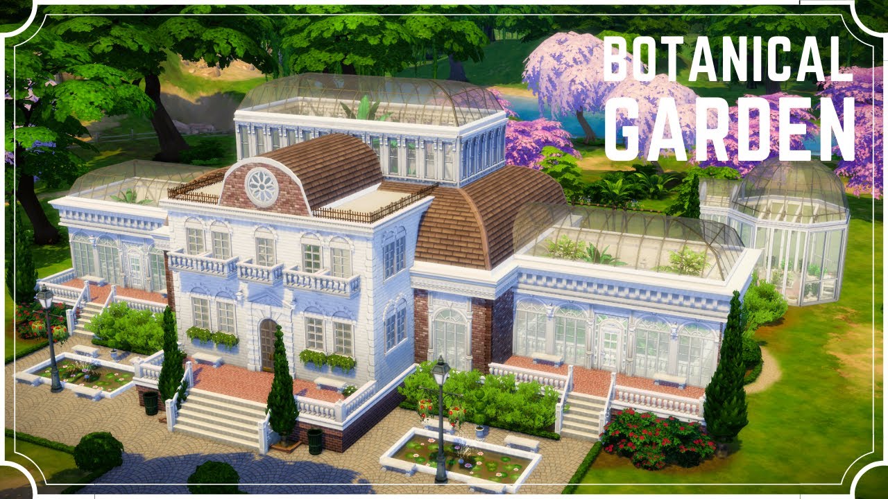 Botanical Garden | Sims 4 Speed Build - No CC