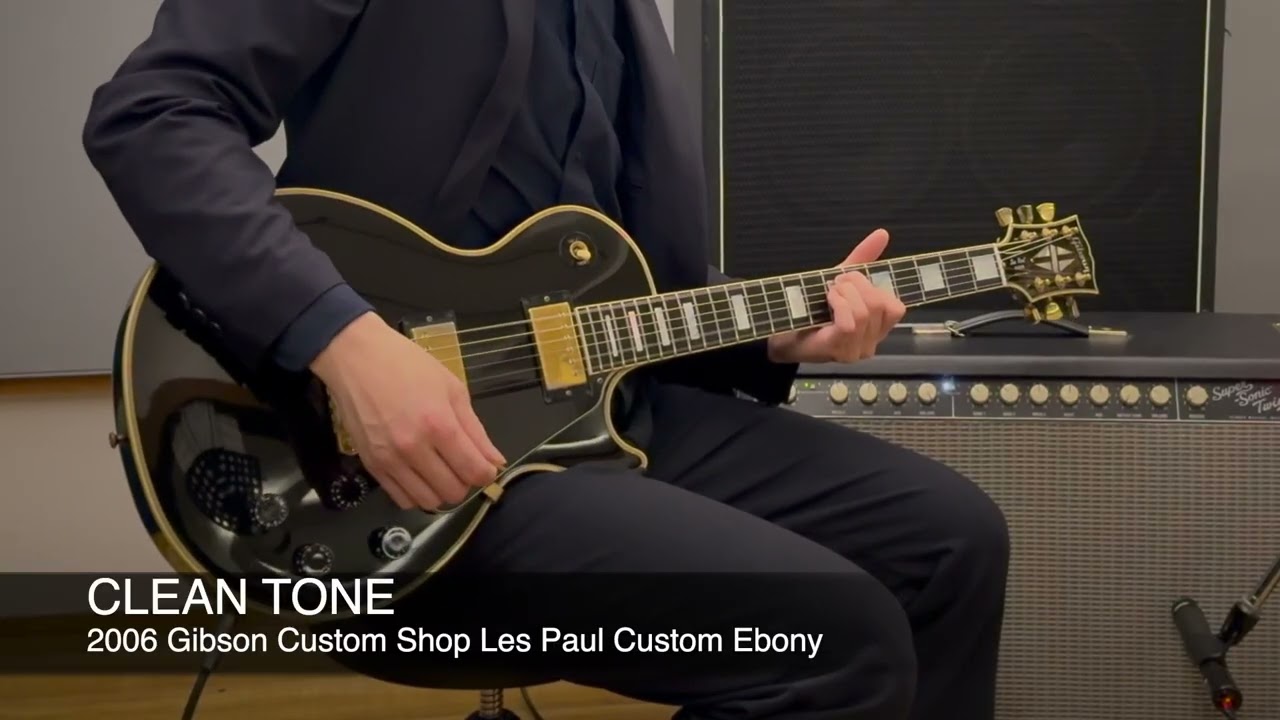 2006 Gibson Custom Shop Les Paul Custom Ebony