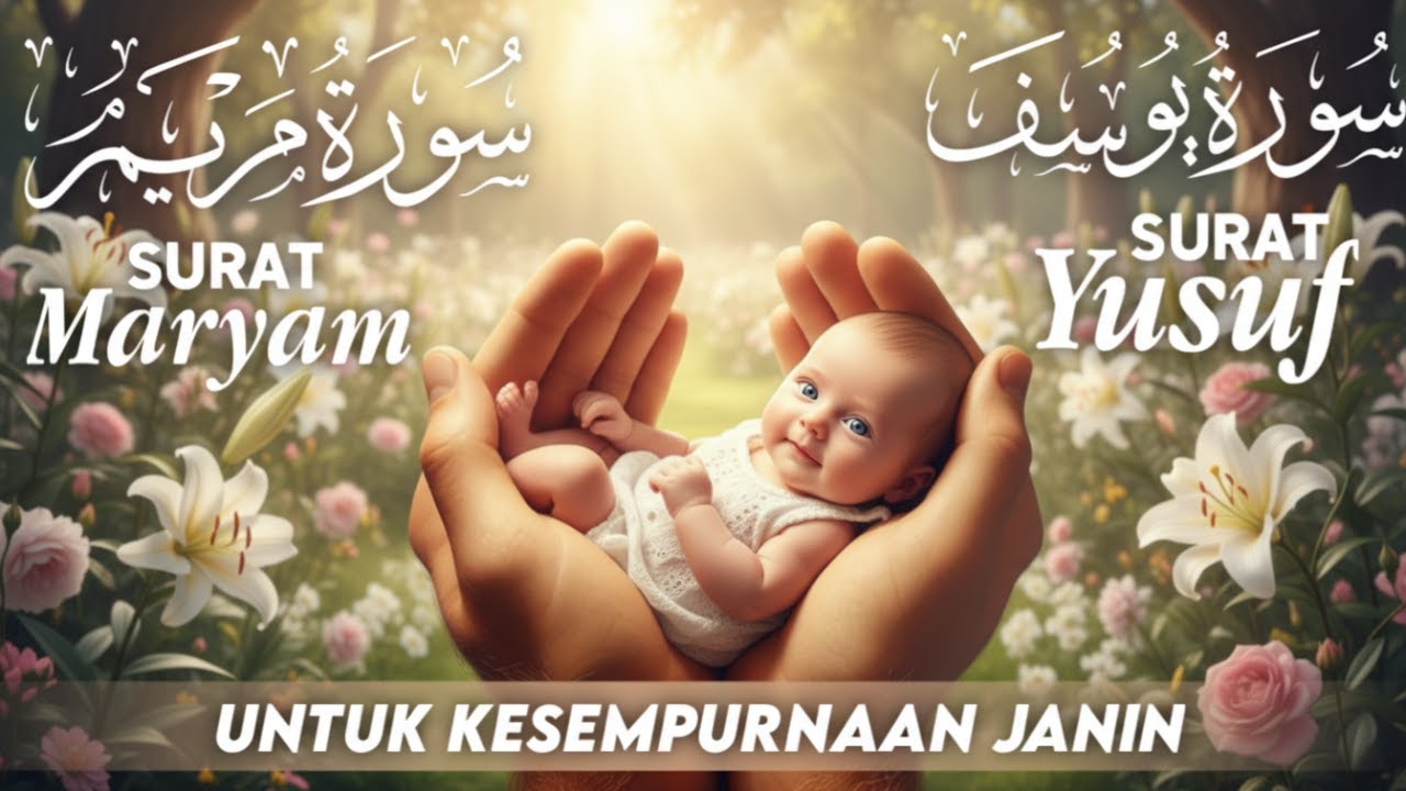 Surat YUSUF MARYAM untuk Ibu Hamil dan Terjemahannya –  Merdu Penyejuk Hati & Janin - ALAA AQEL
