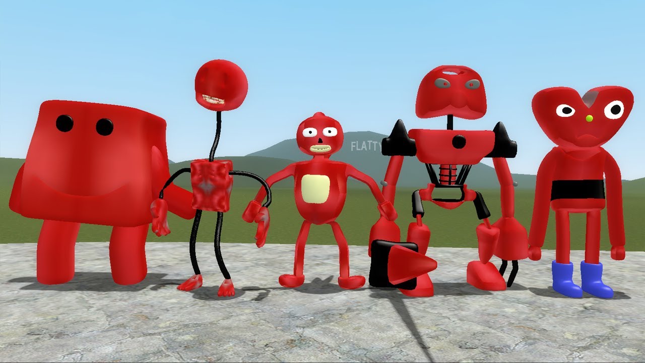 ALL NEW RED 3D SANIC CLONES MEMES V4 UPDATE in Garry's Mod