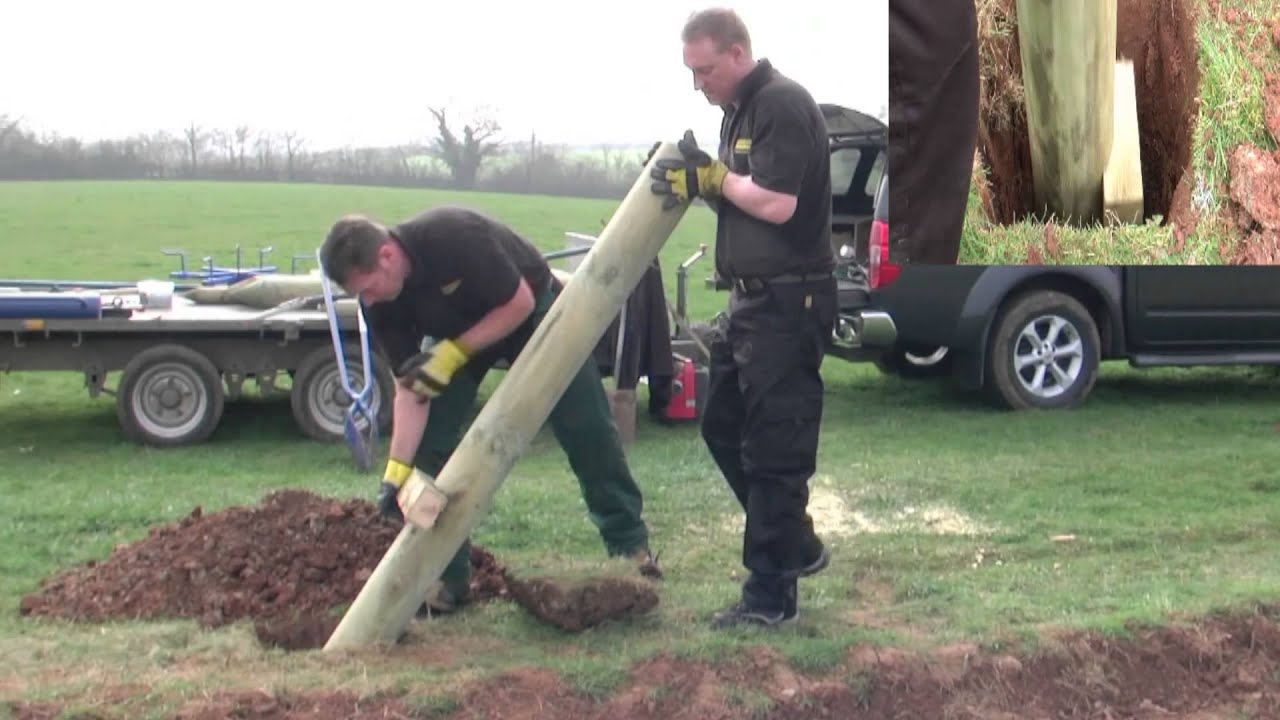 How to dig in a strainer and fit strut by hand FV