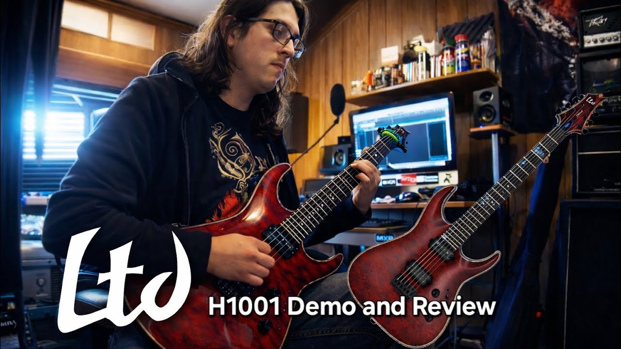 LTD H 1001 Metal Review - LTD Horizon Deluxe ESP Guitar.