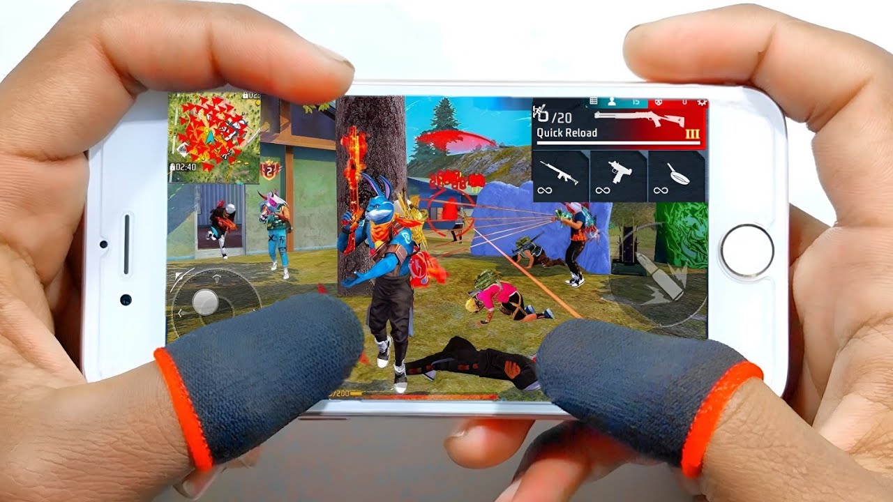 Iphone 6 Free Fire Gameplay test full max settings HUD+DPI+ MACRO 1 gb ram🤯 26kill 
