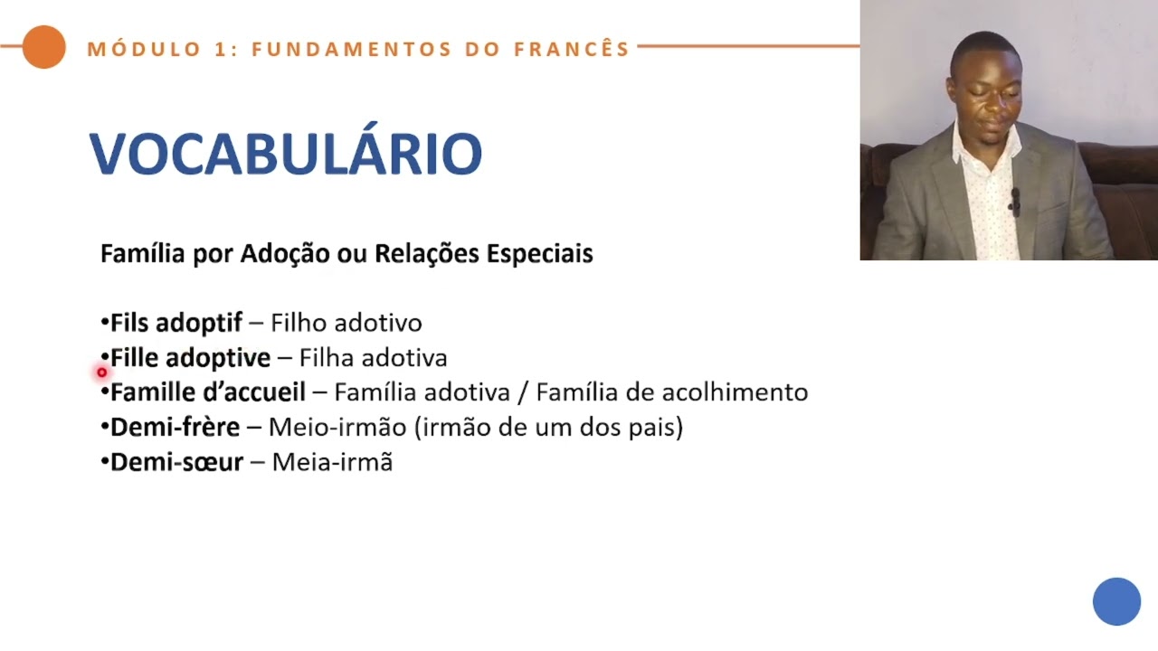 AULA 08 - A FAMÍLIA EM FRANCÊS
