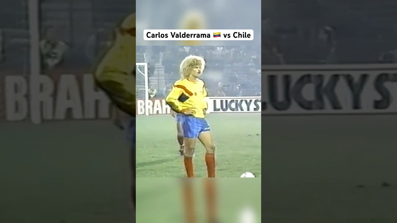 Carlos Valderrama 🇨🇴 vs Chile in 1991 🔥 #football #soccer #colombia #copaamerica
