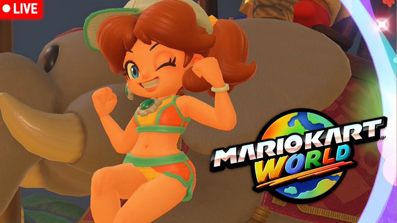 Princess Daisy play online at Mario Kart World on Nintendo Switch 2 | Racing, Knockout & Battle Mode