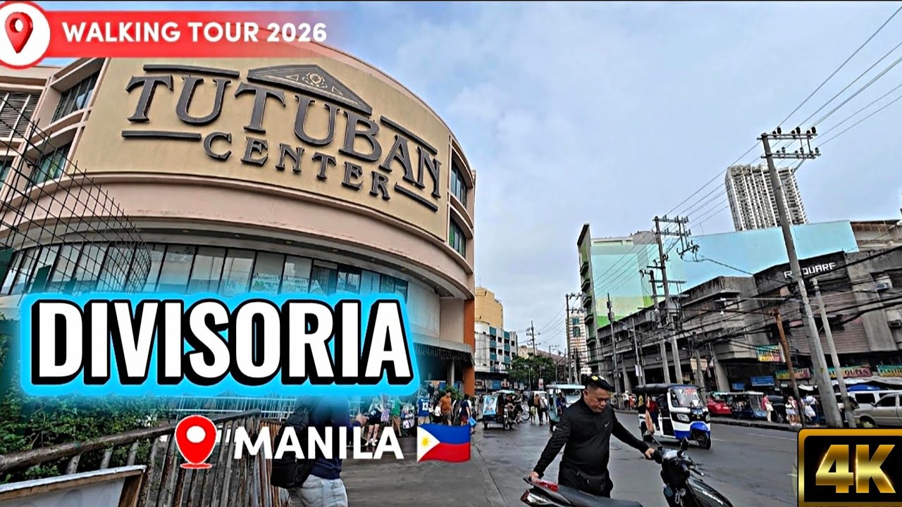 [4K] Tutuban Center Divisoria Manila Walking Tour 2026 | Philippines' Bargain Shopping Hub !