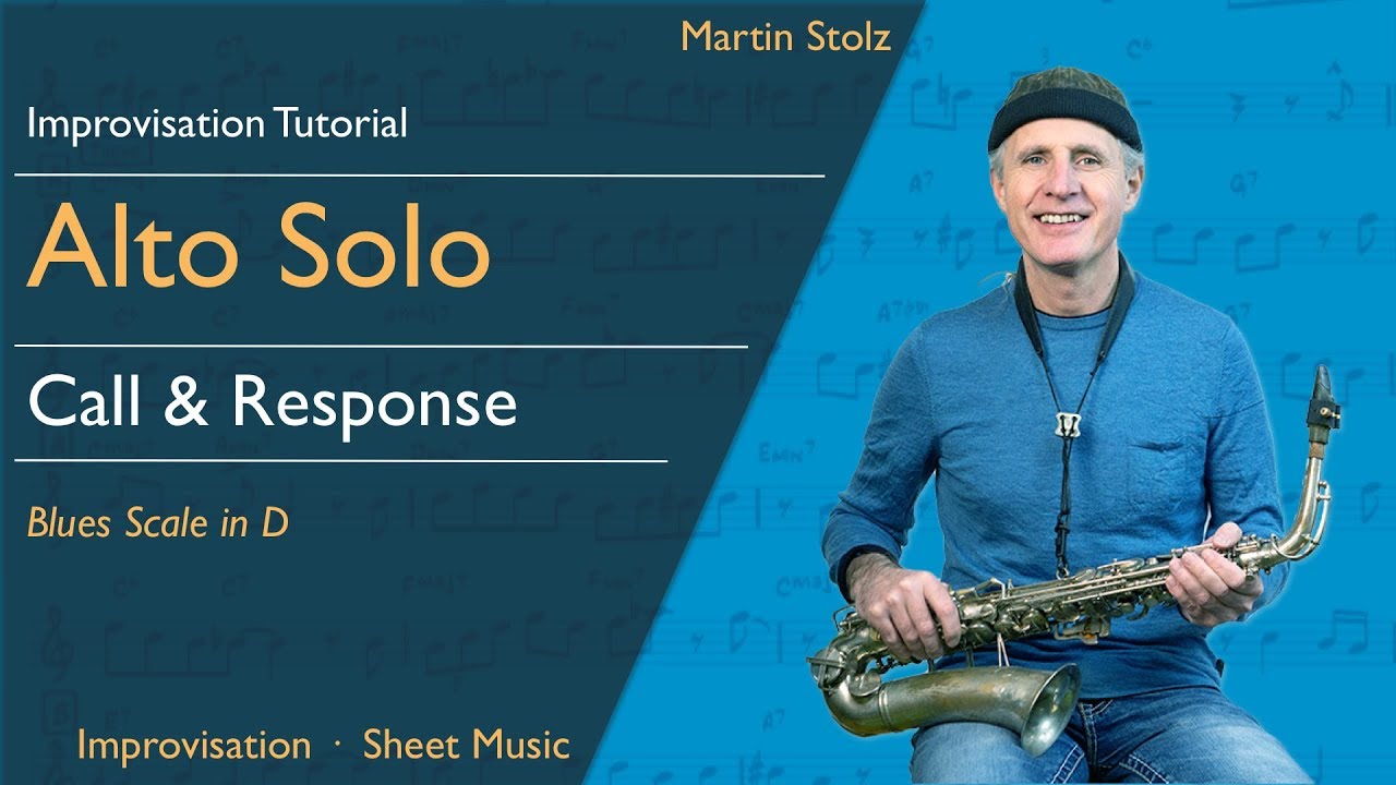 How to play the Blues Scale for Alto Saxophone - Call & Response Series
