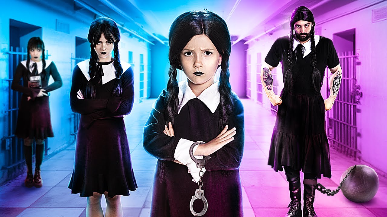 Wandinha Addams vs Vampira na Cadeia! Vampiros na vida real!