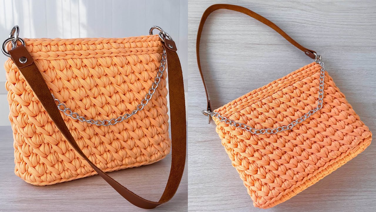 Super fácil fazer essa bolsa de crochê - crochê para iniciantes