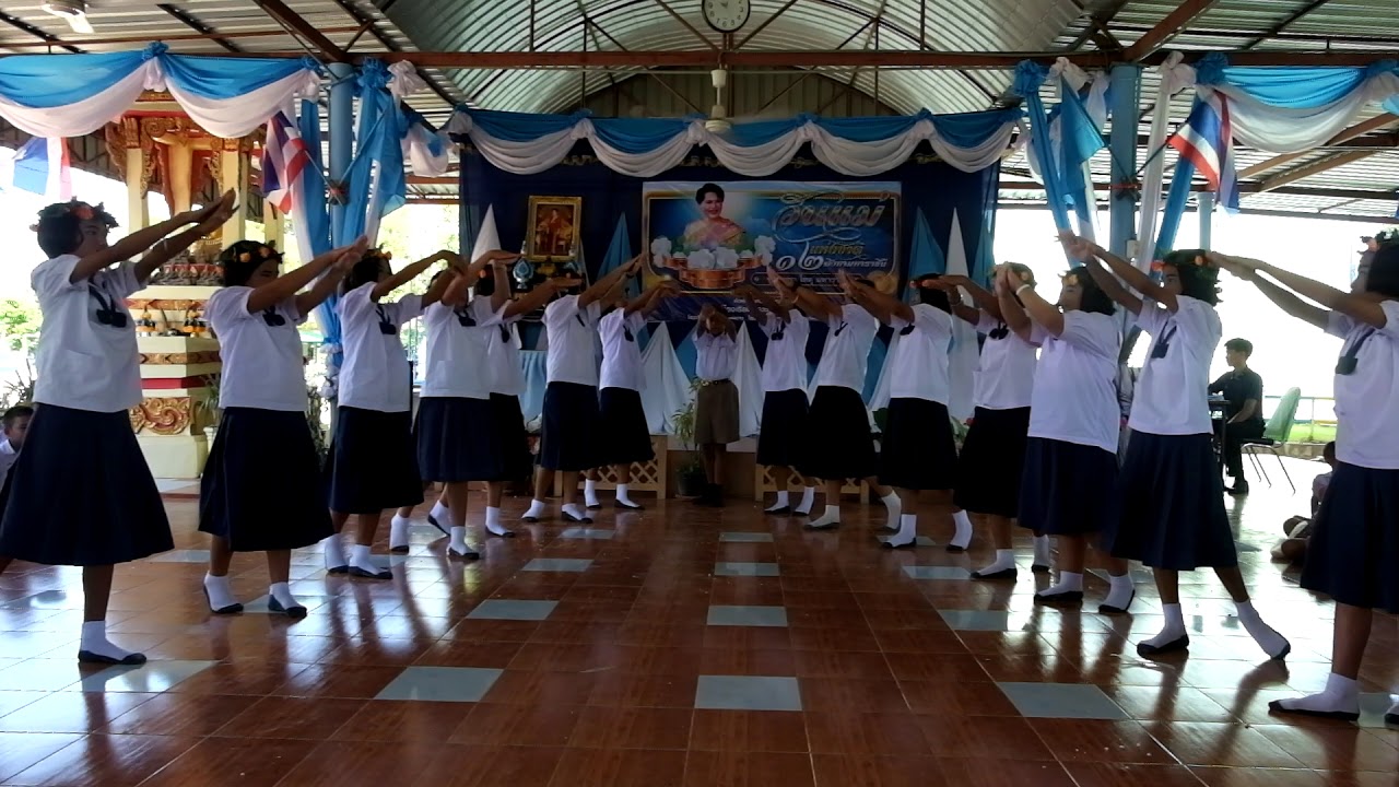การแสดงวันแม่ เพลง เรารักแม่ โรงเรียนประชารัฐดีใกล้บ้าน จ.ร้อยเอ็ด ปี 60