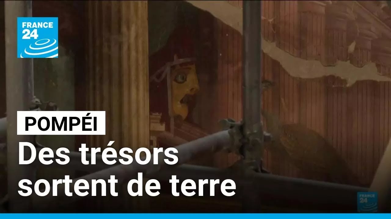 Pompéi : des trésors de la villa de Poppée sortent de terre sous les yeux des visiteurs