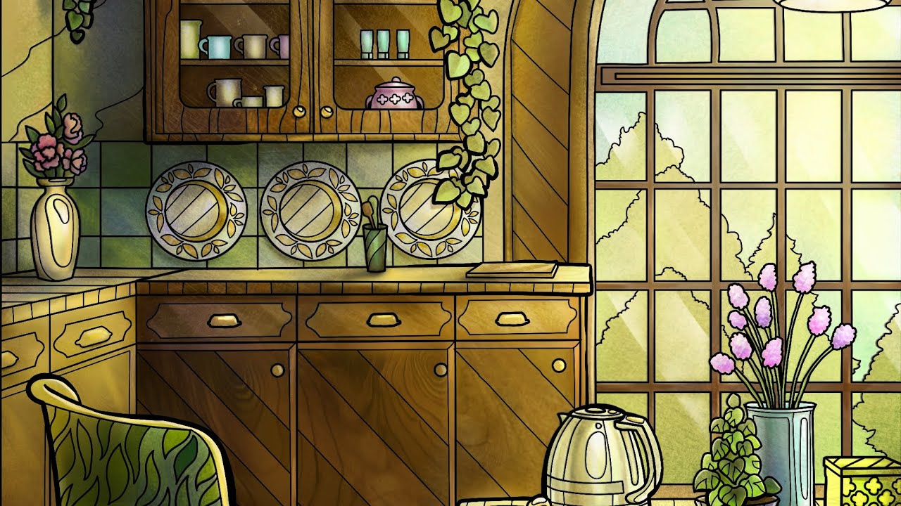 Cozy Pieceful Corner Coloring